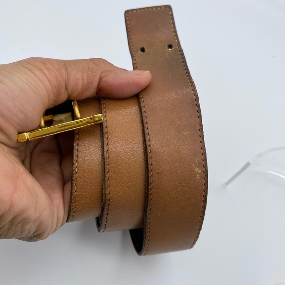 Hermes vintage reversible belt